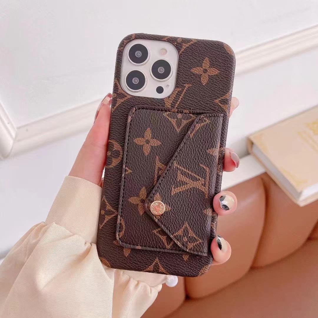 New     eather phone case have wallet for iphone series 