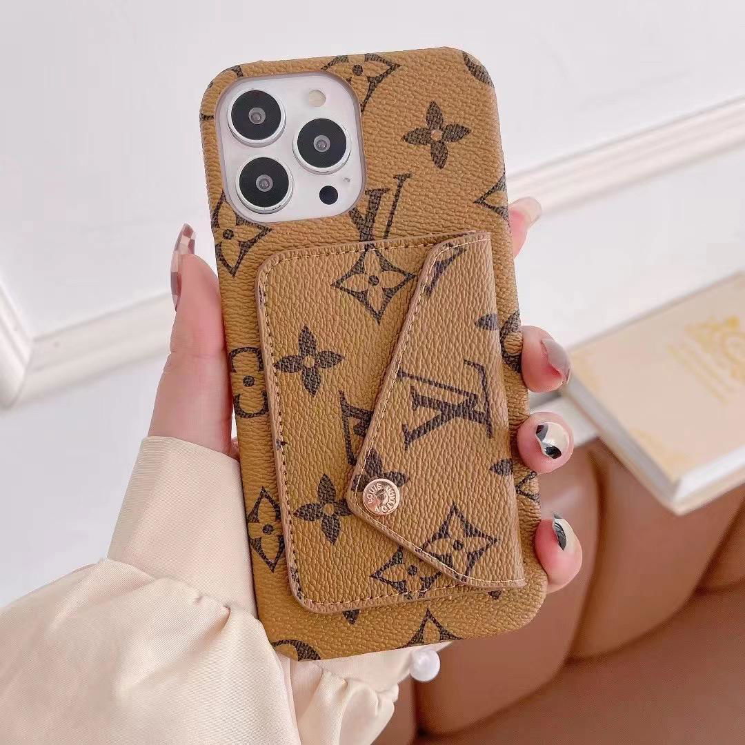 New     eather phone case have wallet for iphone series  2