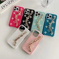 Colourful     eather case with bracelet for iphone & samsung series