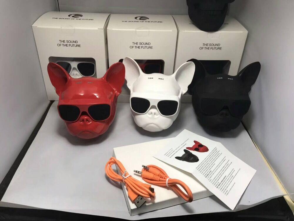 Fashion Mini Portable Aero Bull Dog Bulldog Bluetooth 4.1 Wireless Speaker Stere