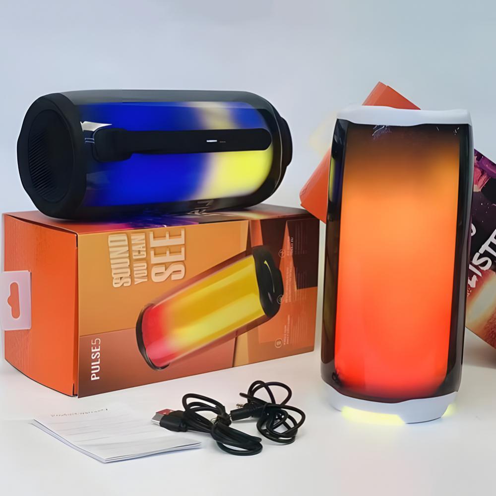 Pulse 5 with LOGO Bluetooth Speaker Portable Subwoofer Wireless Small Audio Mini 8