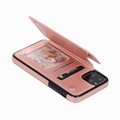 Leather phone case with card bag and wallet for iphone samsung phone case 3