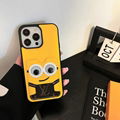 Beautiful Superior sense Minions with card bag LV phone case