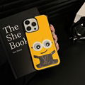 Beautiful Superior sense Minions with card bag LV phone case