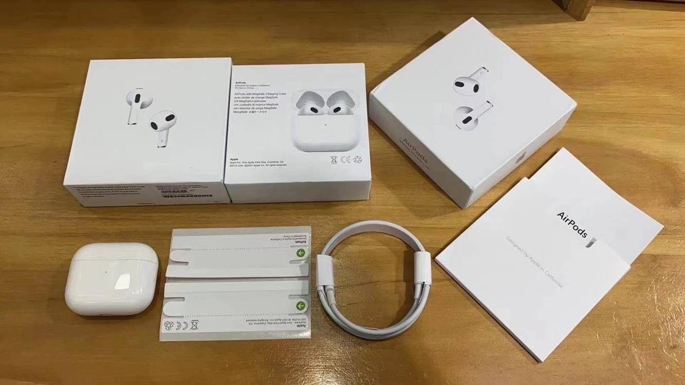Wholesale  AAAAA+ quality 2nd Airpods pro wireless bluetooth earphone earbuds  2