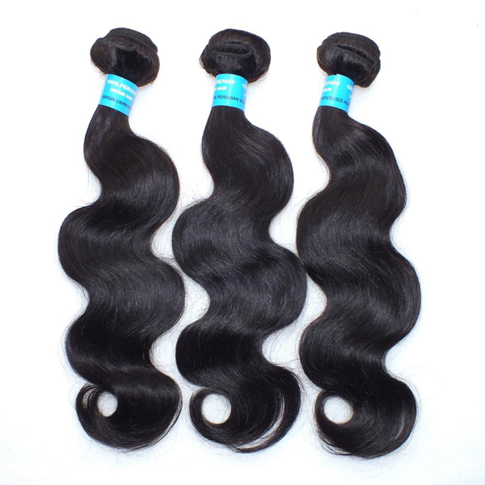 10A human hair extensions Brazilian body wave indian Body Wave Virgin 2