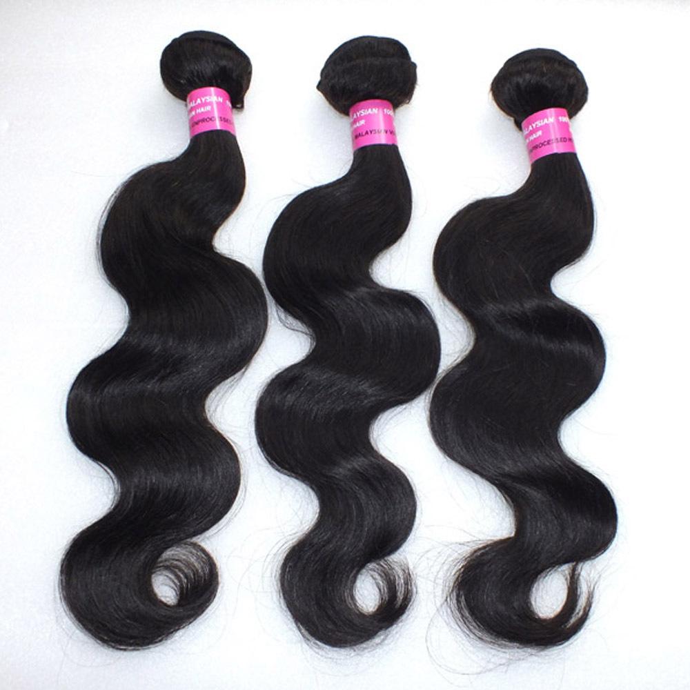 10A human hair extensions Brazilian body wave indian Body Wave Virgin 5