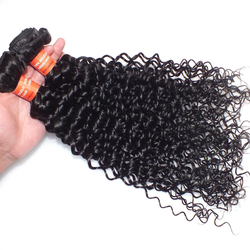 10A human hair Brazilian Human Hair Weaves Kinky Curly Hair Vrigin 2