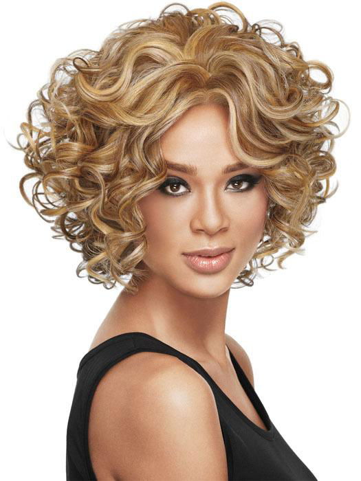 2023 new fashion Curly wigs Simulation Human Hair full wave wig good quality  3