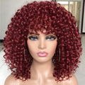 2024 new fashion Curly wigs Simulation Human Hair full wave wig good quality 