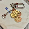 new LV Key chain Fashionable  metal bag decoration bag accessories