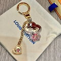 new LV Key chain Fashionable  metal bag decoration bag accessories