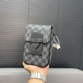 2024 new LV S-LOCK VERTICAL WEARABLE leather wallet purse bags case for phones  