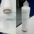 PP pleated membrane cartridge filter 226 fin 10'' 20'' 30''