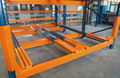 Push back pallet racking for warehouse