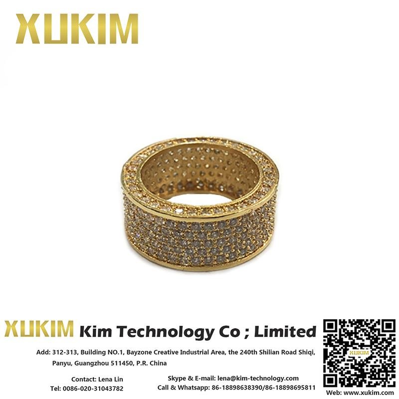 Xukim CZR006 Sliver Ring Design for Male and Female 4