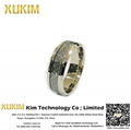 Xukim SSR007 Stainless Steel Custom Promise Rings 3