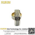 Xukim SSR007 Stainless Steel Custom Promise Rings 3