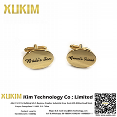 Xukim KCL087 Customized Longmire Mens Cufflinks