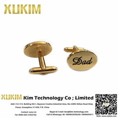 Xukim KCL087 Customized Longmire Mens Cufflinks