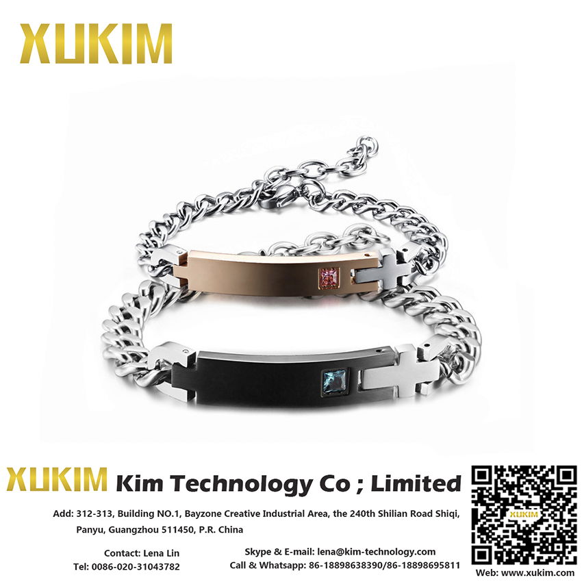 Xukim KN008 His Queen Her King Bracelets Rouges 3