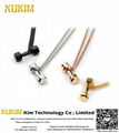 Xukim SSN002 Hip Hop Custom Name Dumbbell Necklace 2