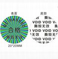 OPEN VOID防偽標籤