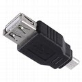 USB 2.0 Adapter USB2.0 Type A Female to Micro B Male 1