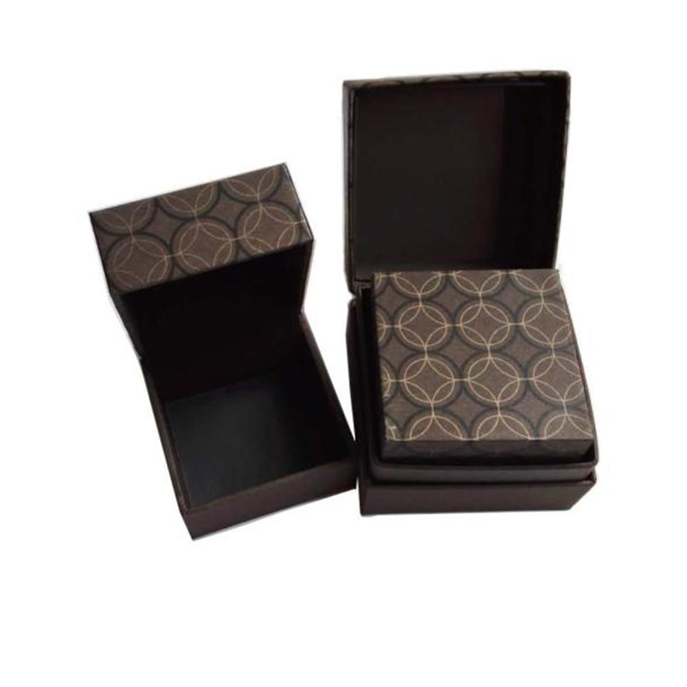 Luxury Unique Brown Custom Wedding Engagement Ring Box