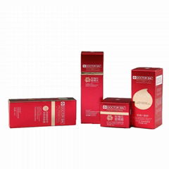 Red Folding Cosmetic Product Gift Set Packaging Boxes