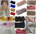 Acrylic Knit Lady Sweat Headband Headwear Turban Ear Warmer Hair Band Neckwarmer