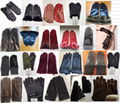 Fashion Winter Sheepskin Goatskin Suede Split Leather Sports Gloves Mittens 1