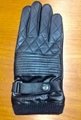 Fashion Winter Sheepskin Goatskin Suede Split Leather Sports Gloves Mittens 3