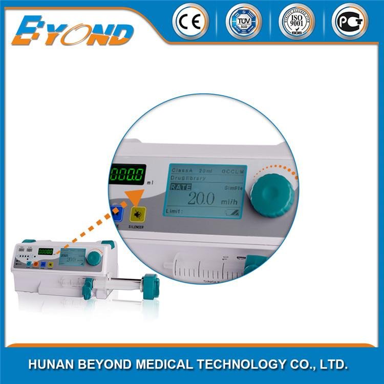 CE,ISO medical syringe infusion pump 4