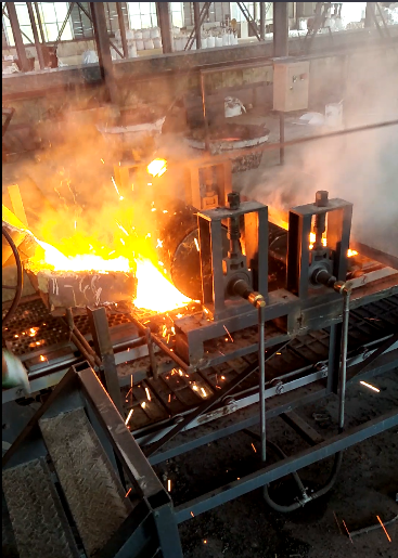 Metallurgical casting granulation system.