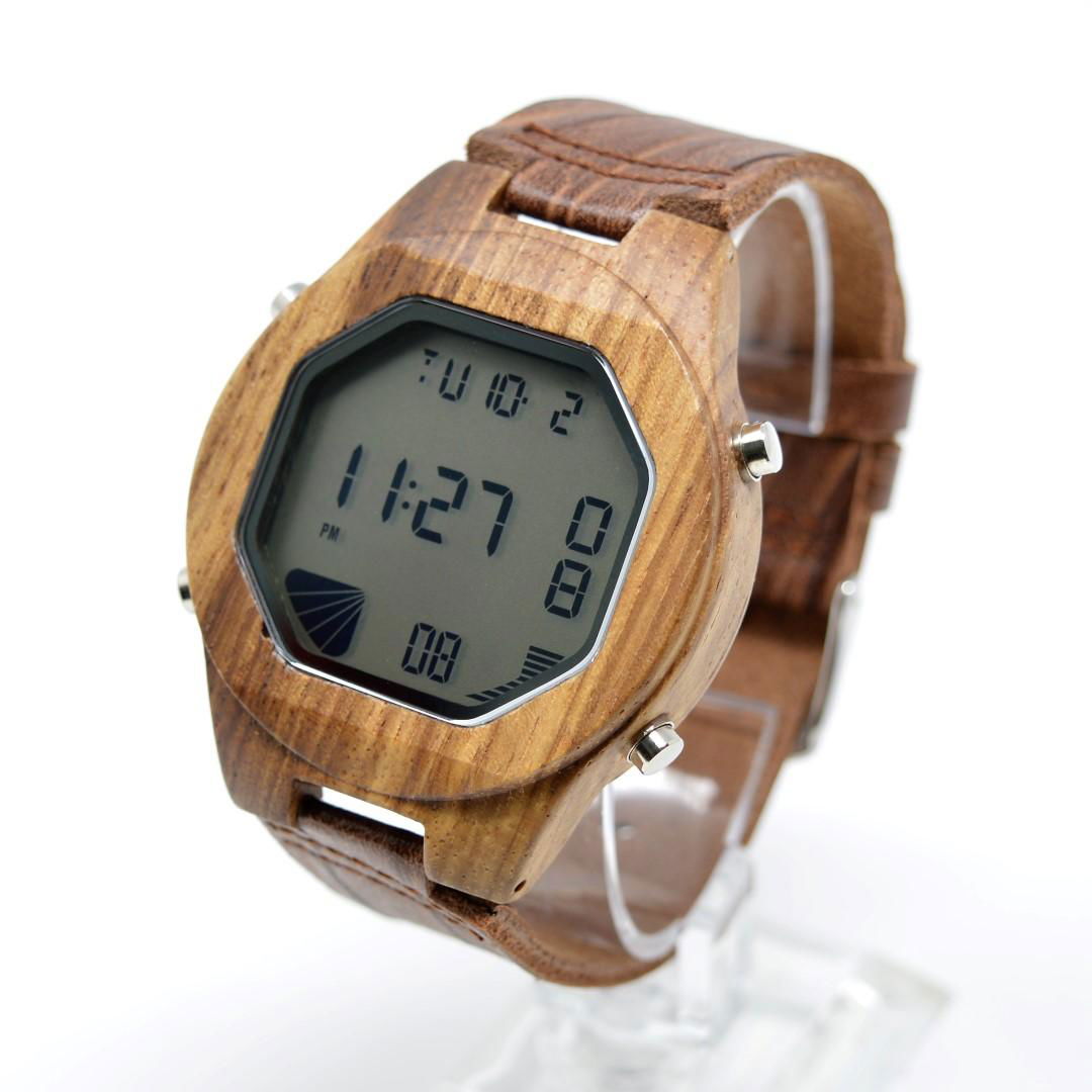 Digital wood watches from EcVendor