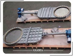 BONNETED FLANGED TYPE KNIFE GATE VALVE