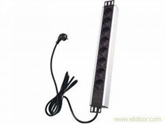 Network cabinet Germany type PDU