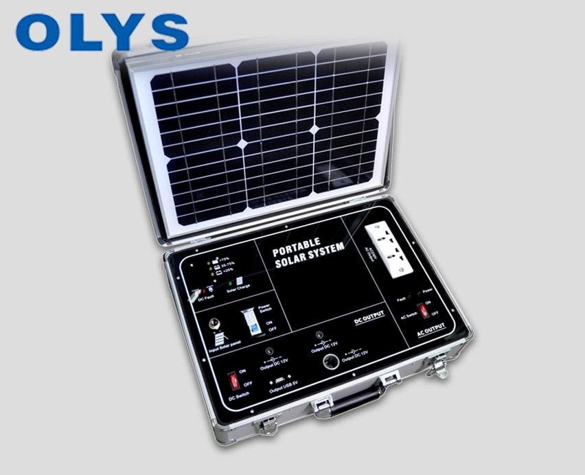 Portable solar generator solar home emergency power system 2