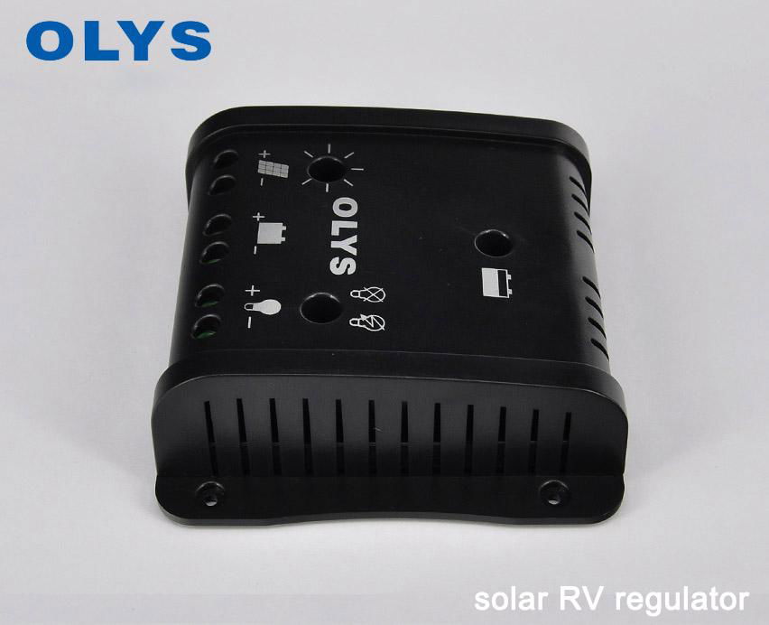 Solar charging controller,  10a Photovoltaic Solar RV Controller 3