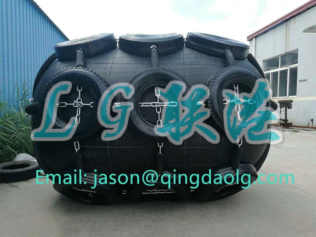 Inflatable marine rubber fender for ship protection  4