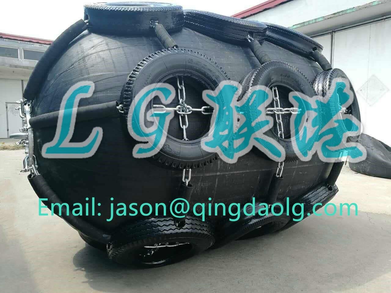 Inflatable marine rubber fender for ship protection  3