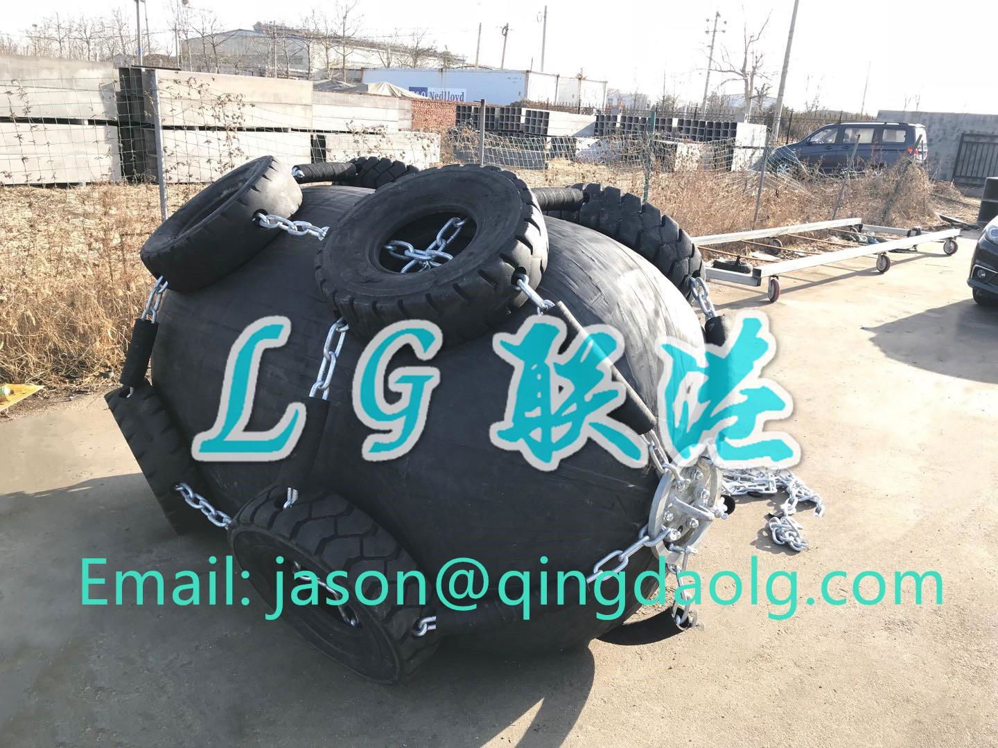 Inflatable marine rubber fender for ship protection  5