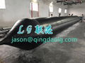 Ship launching marine rubber airbag made