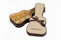 Ribbon Decorated Guitar Shape Paper Chocolate Gift Box and Food Packaging 1