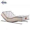 Singlesize Nursing Bed Spine Protect Electric Adjustable Natural Latex Mattress 4