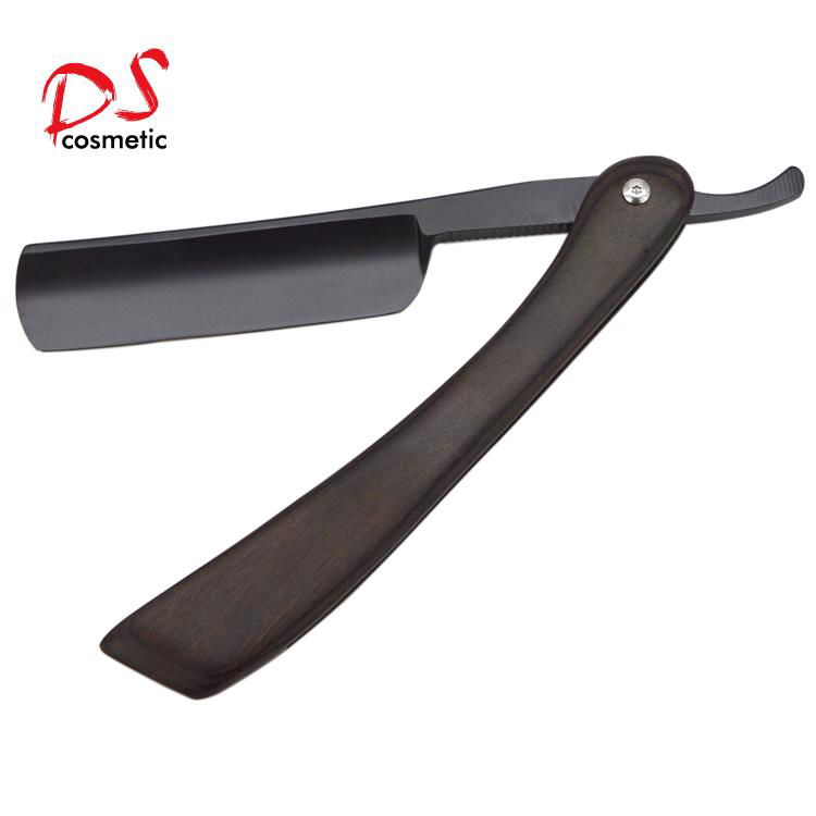 High Quality Personalized Black Barber Straight Razor 2