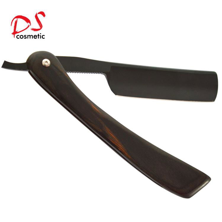 High Quality Personalized Black Barber Straight Razor 4