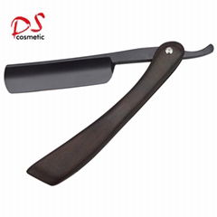  Black Stainless Steel Straight Razor