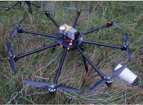Octocopter gps electricity industrial uav drones 2